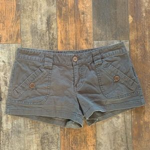 Volcom Y2K Mini Chino Shorts, Green